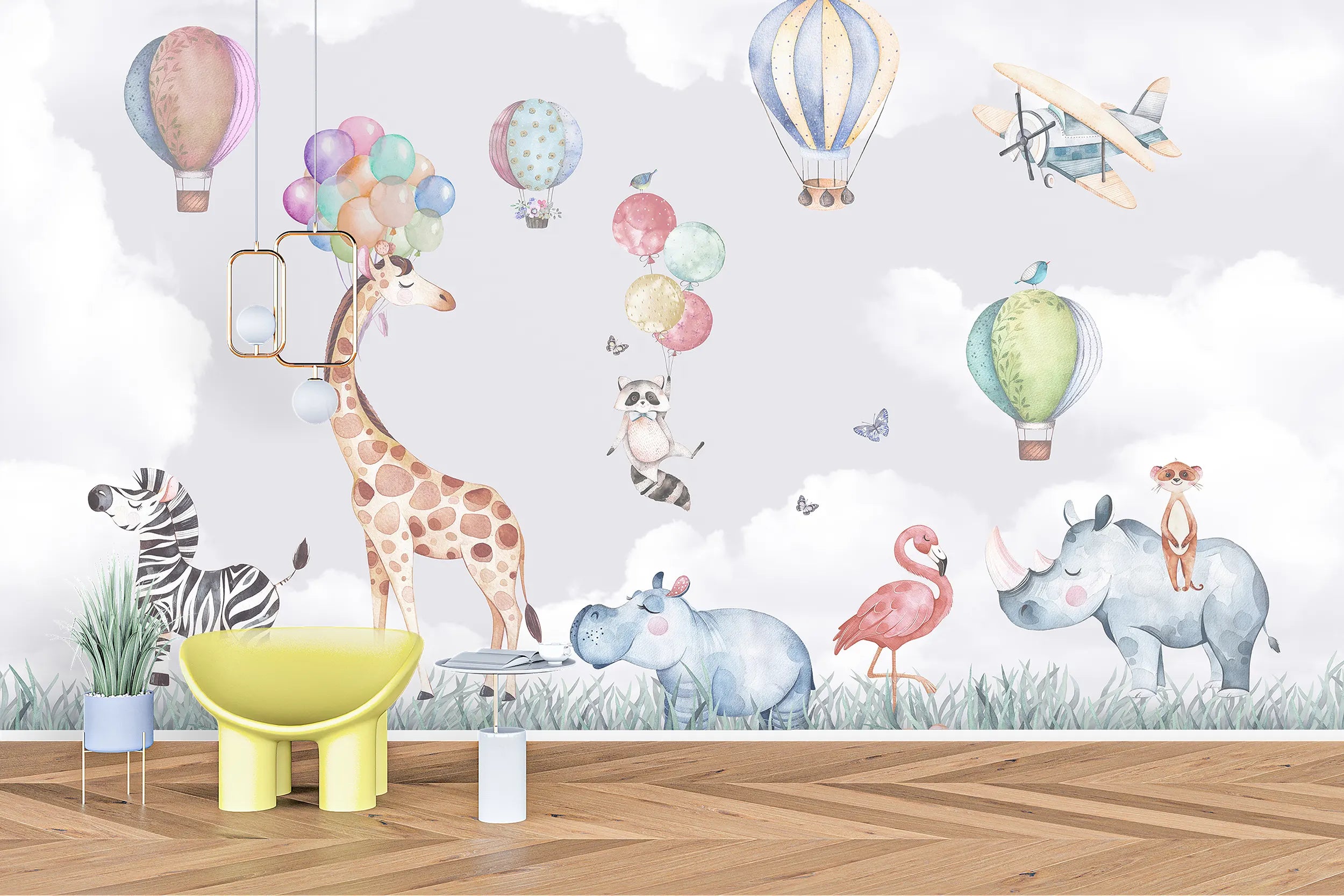 Flying Balloon Friends