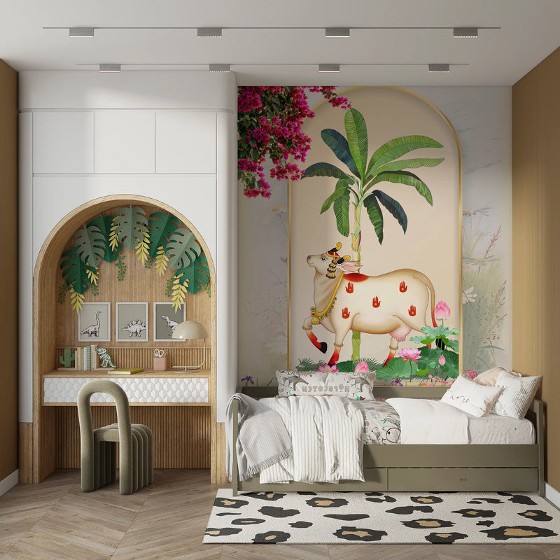 blooming lotus Pichwai - Quirky Looks