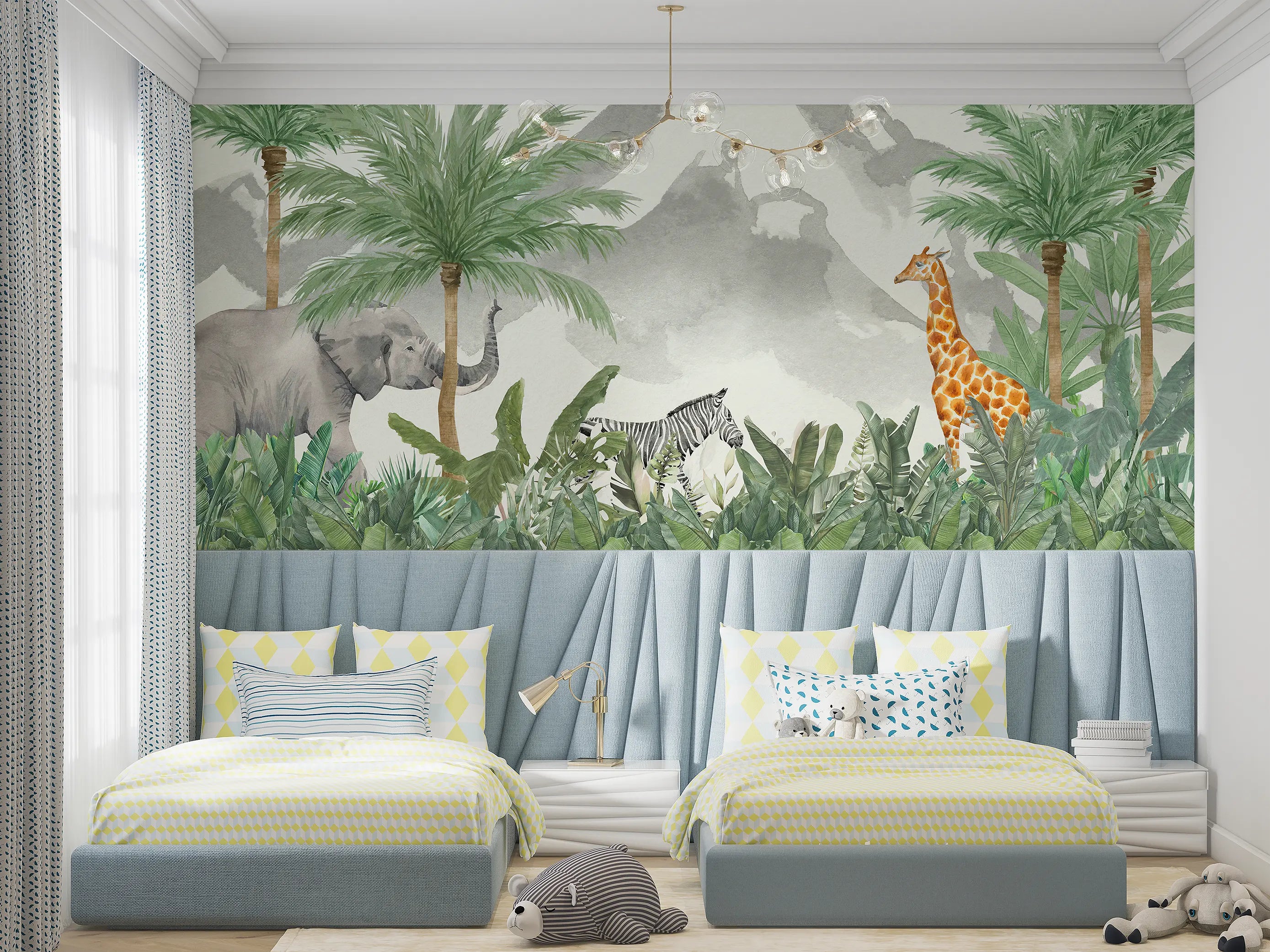 Jungle Friends Forever Wallpaper