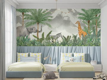 Jungle Friends Forever Wallpaper