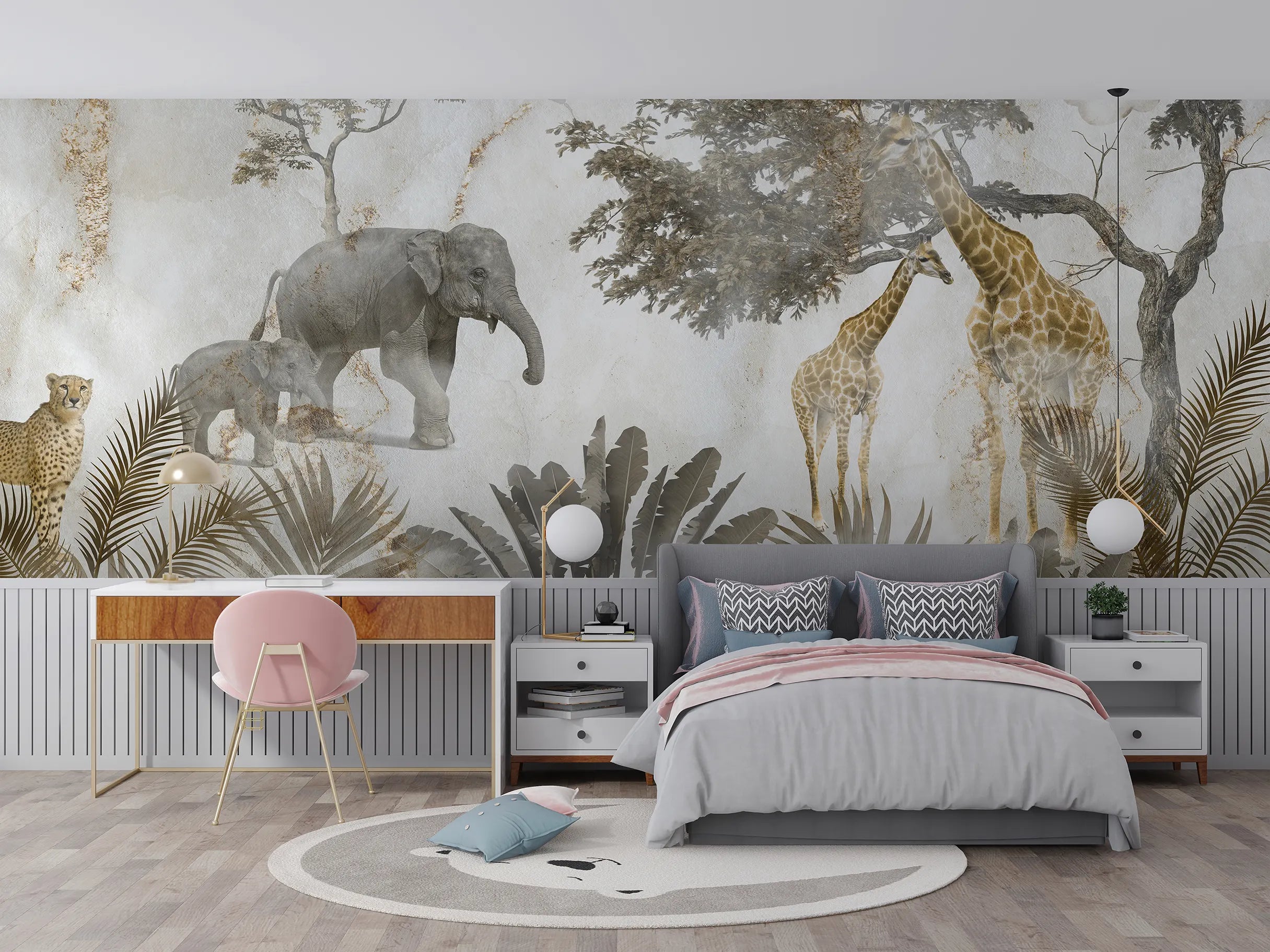 Jungle Tots Wonderland Wallpaper