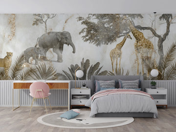 Jungle Tots Wonderland Wallpaper