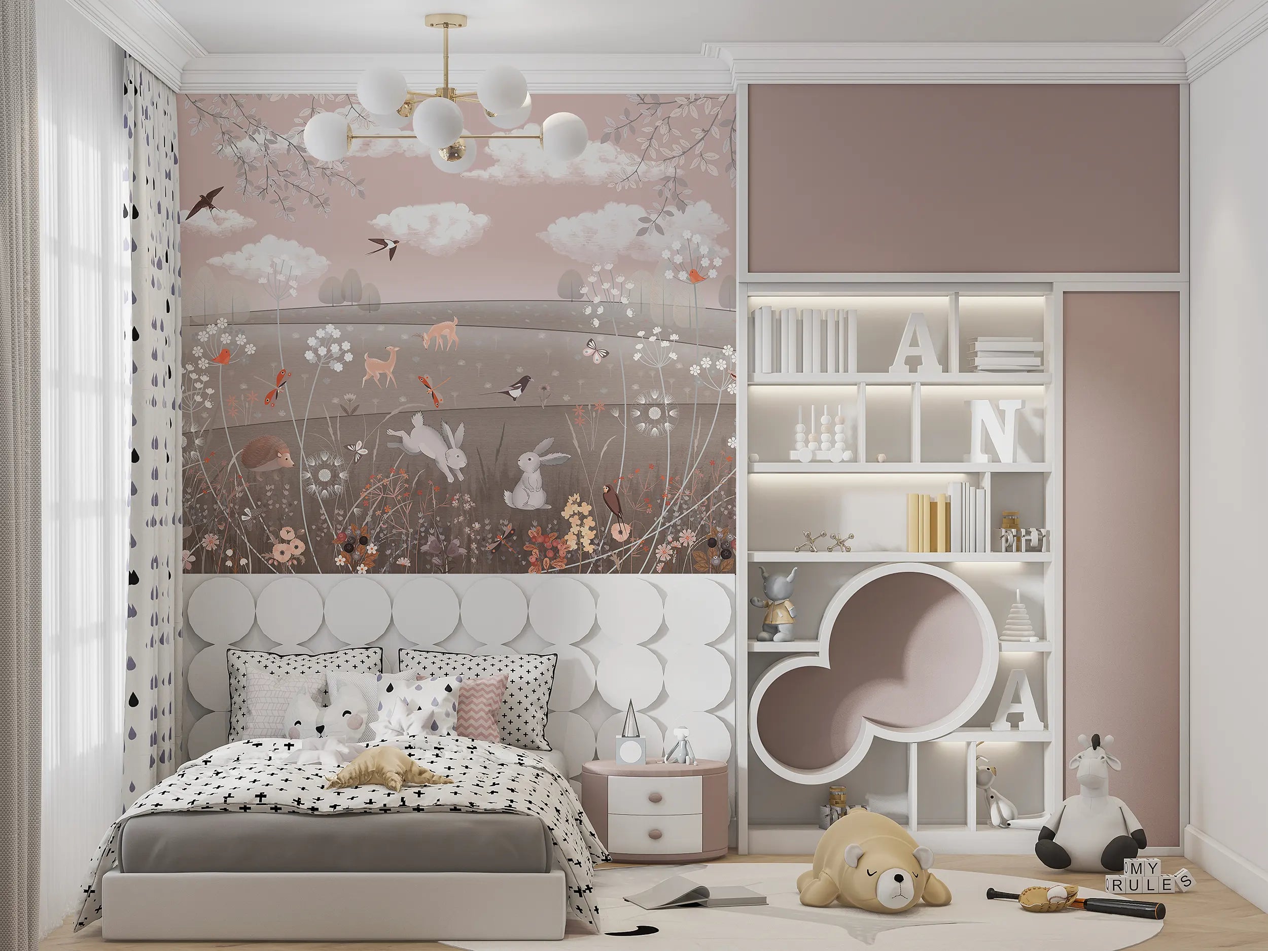 Blush Meadow Woodland Friends