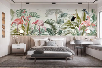 Botanical Flamingo Escape - Quirky Looks