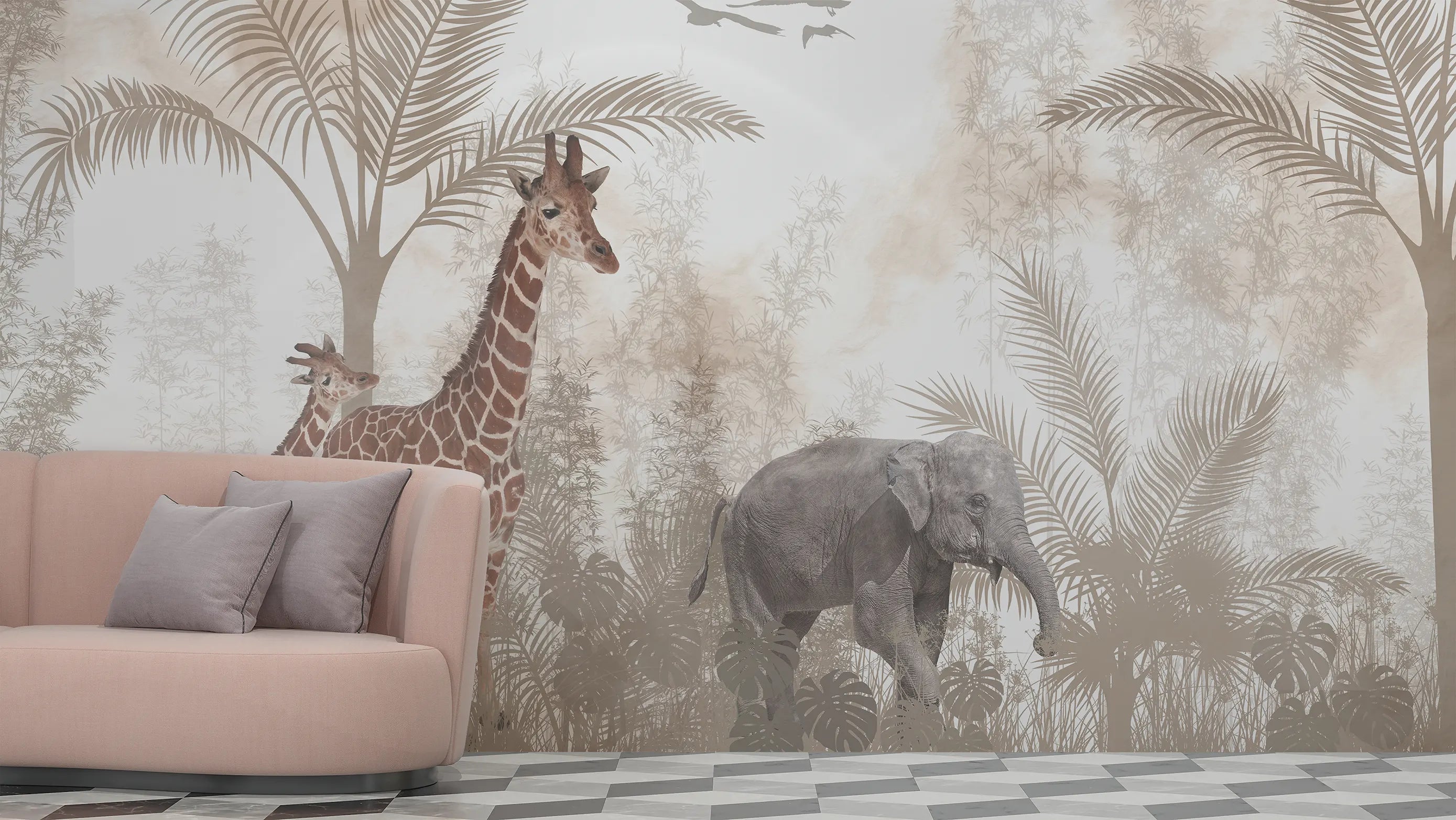 Jungle Breeze Kids Wallpaper