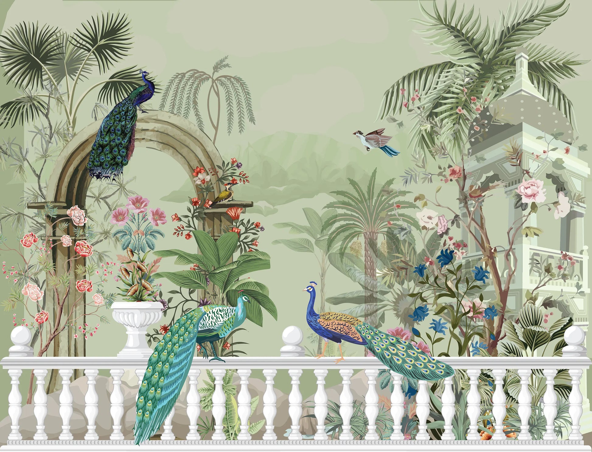 Peacock Garden - Quirky Looks