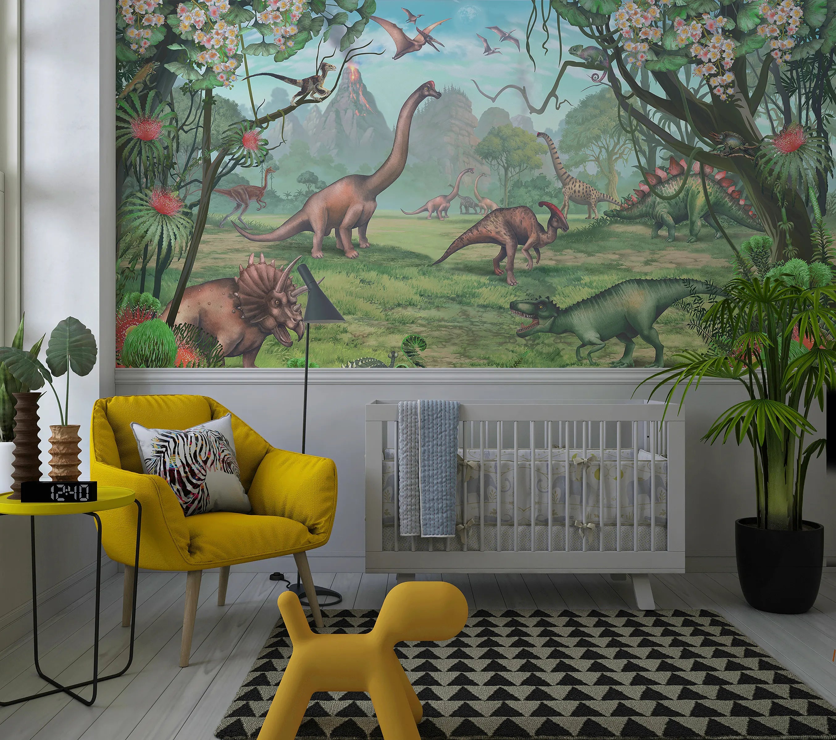 Dino Safari Jungle Wallpaper