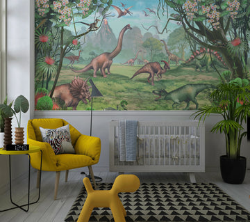 Dino Safari Jungle Wallpaper