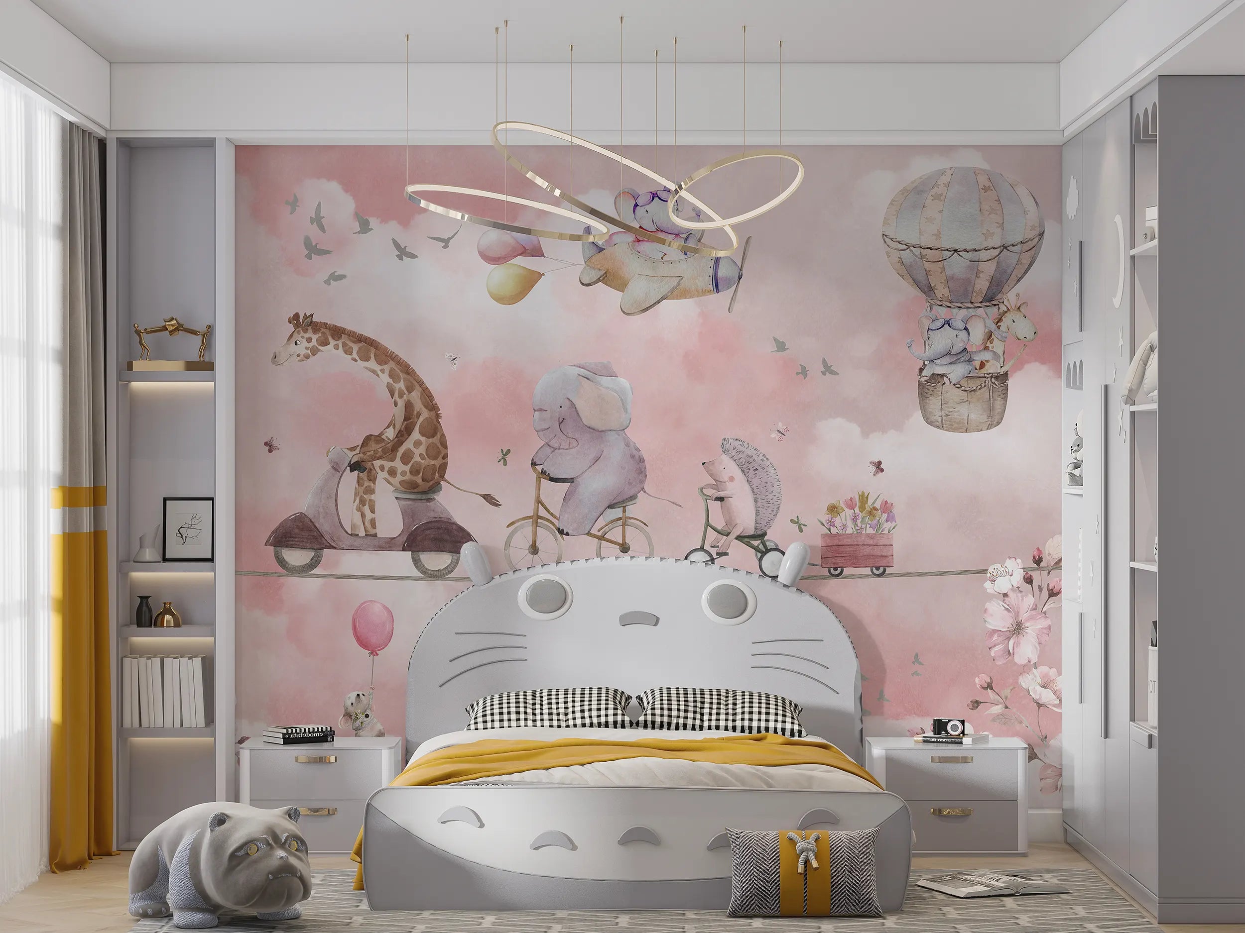 Pink Sky Animal Parade