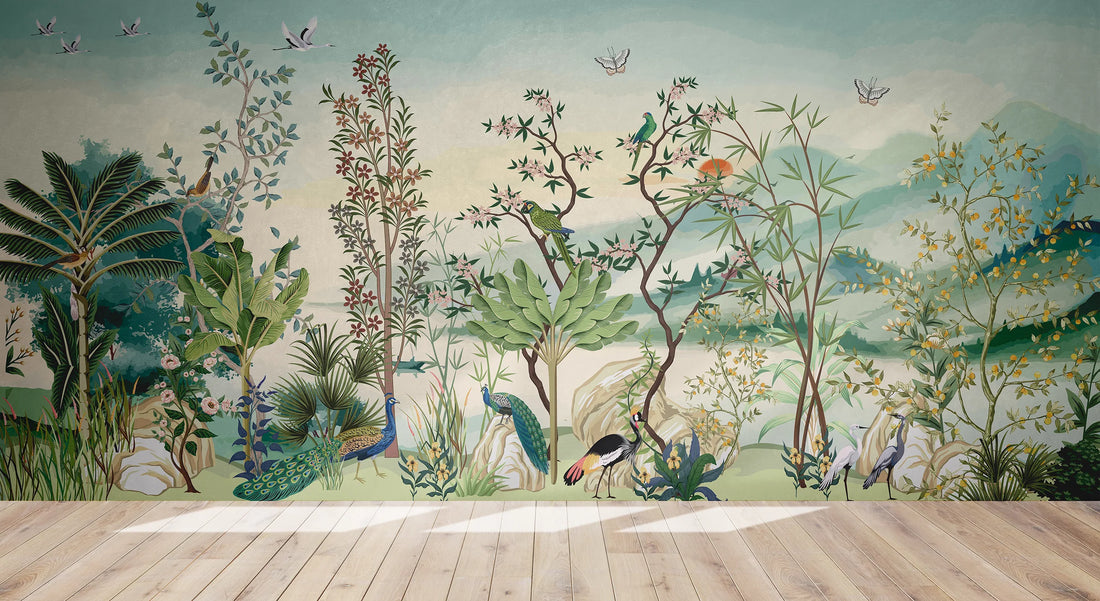 chinoiserie murals - Quirky Looks