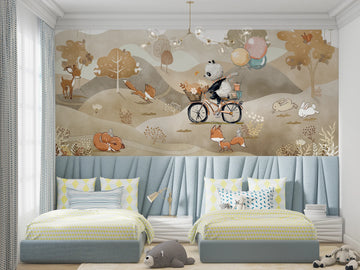 Woodland Panda Bicycle Tales