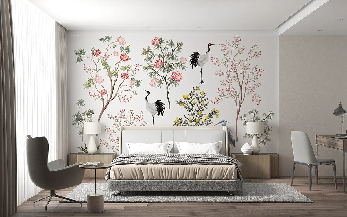 modern garden and birds - Quirky Looks