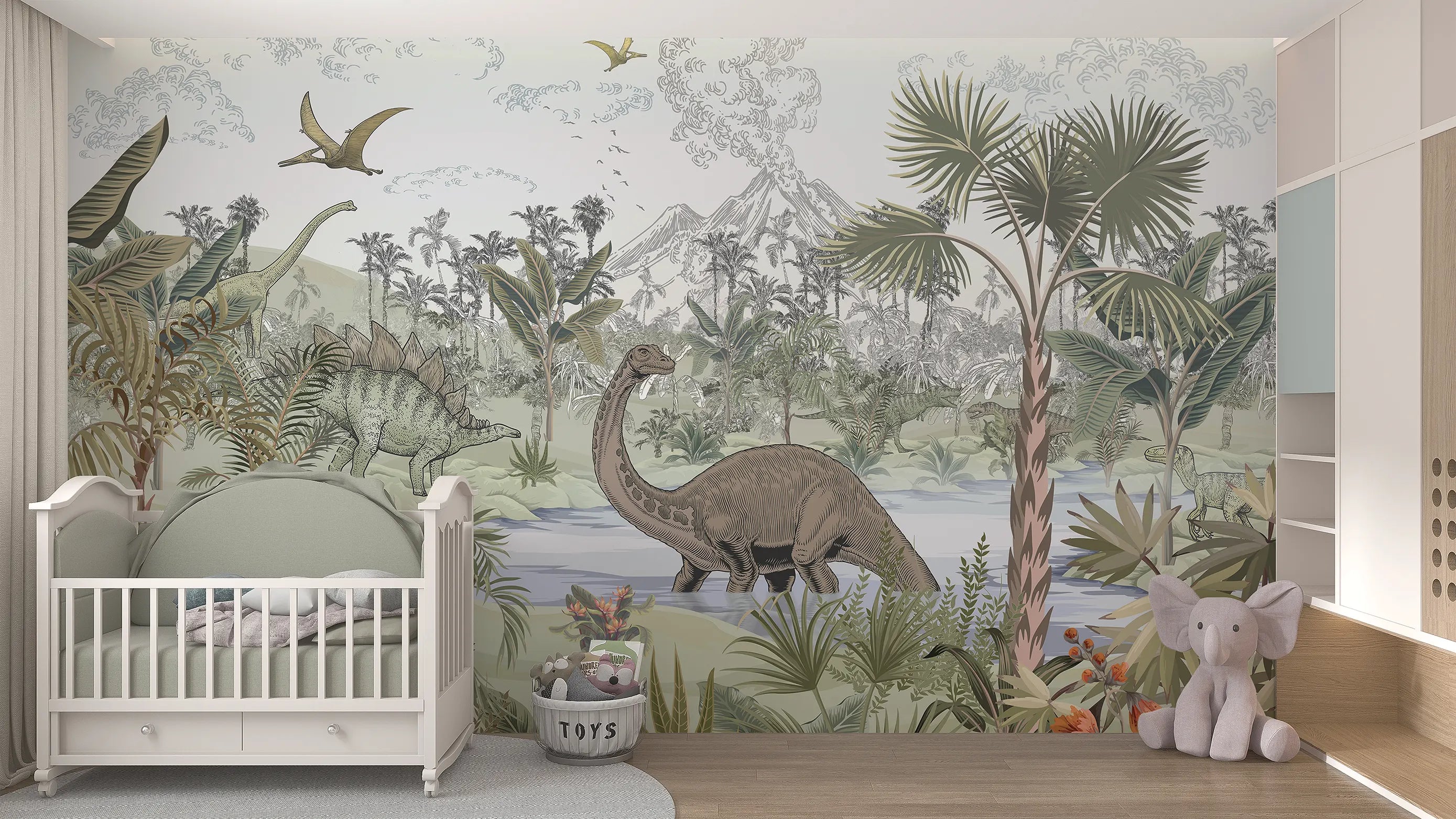 Wild Wonders Jungle Mural
