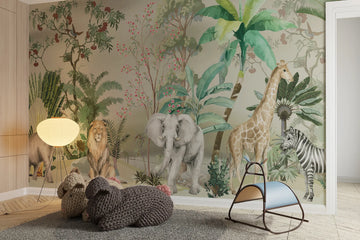 Safari Smiles Wall Design