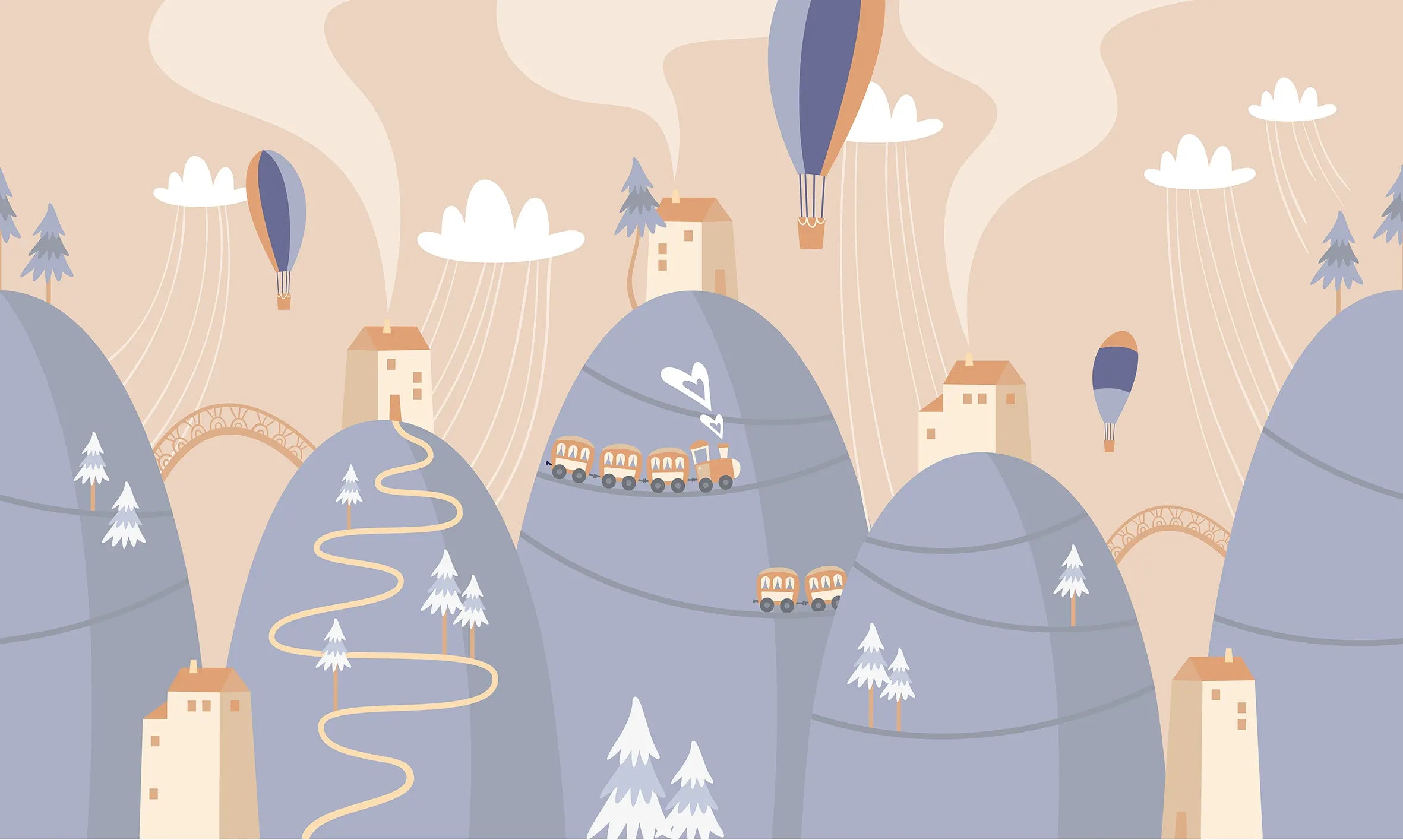 Dreamy Moonlight Village