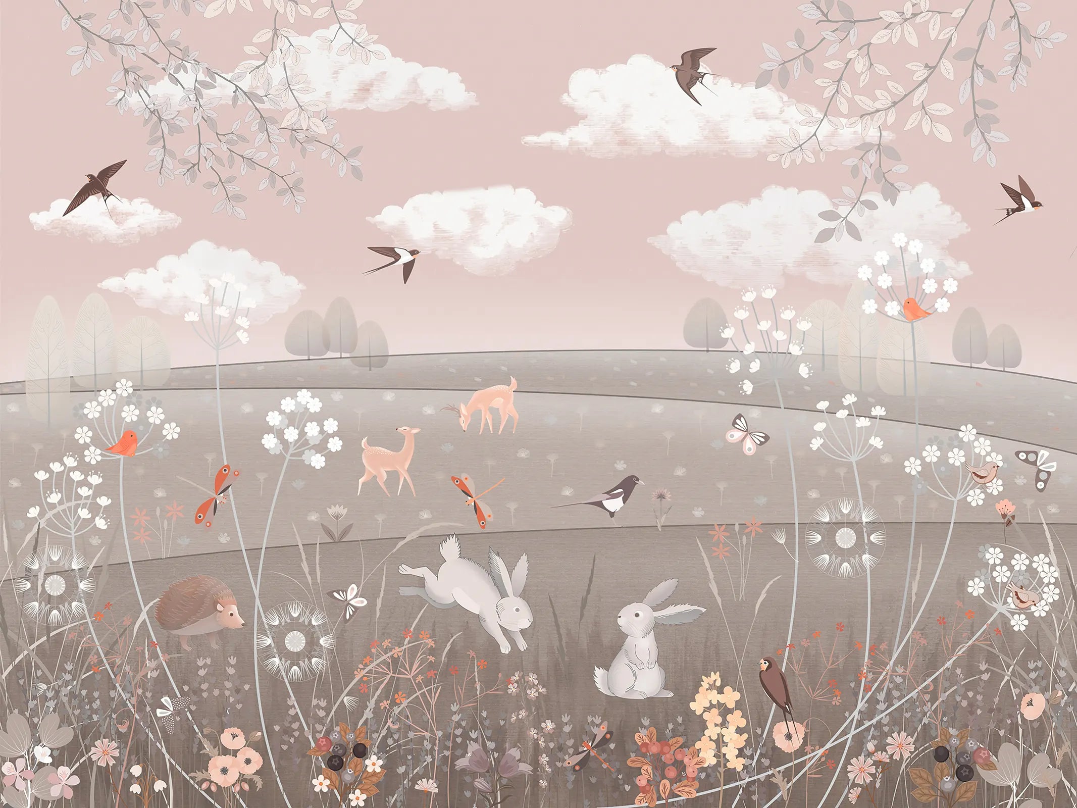 Blush Meadow Woodland Friends