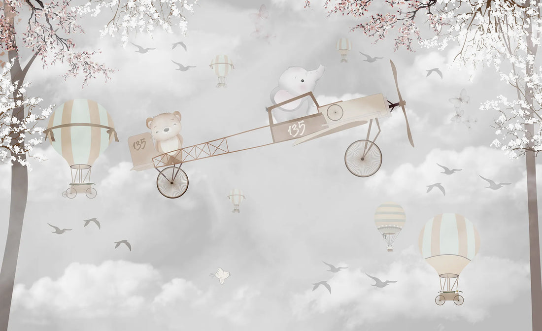 Vintage Adventure Sky Journey