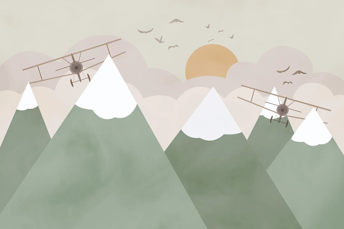 Mountain Sky Adventure Wallpaper