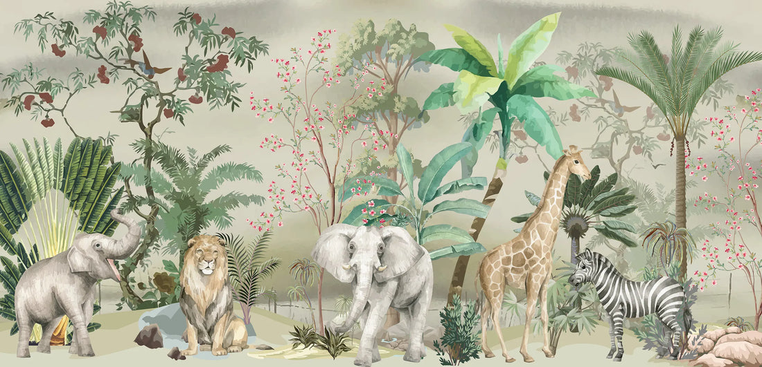 Safari Smiles Wall Design