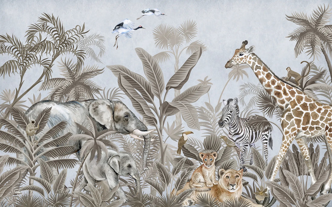 Wild Wonders Jungle Mural