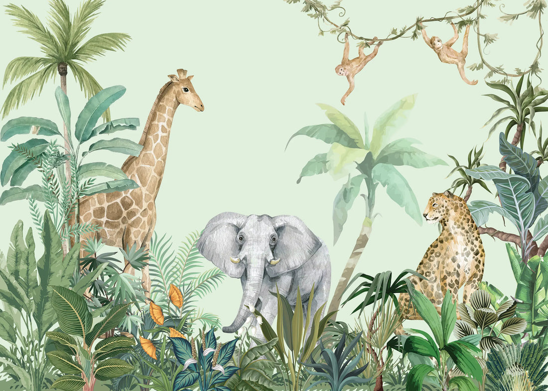 Safari Star Kids Mural