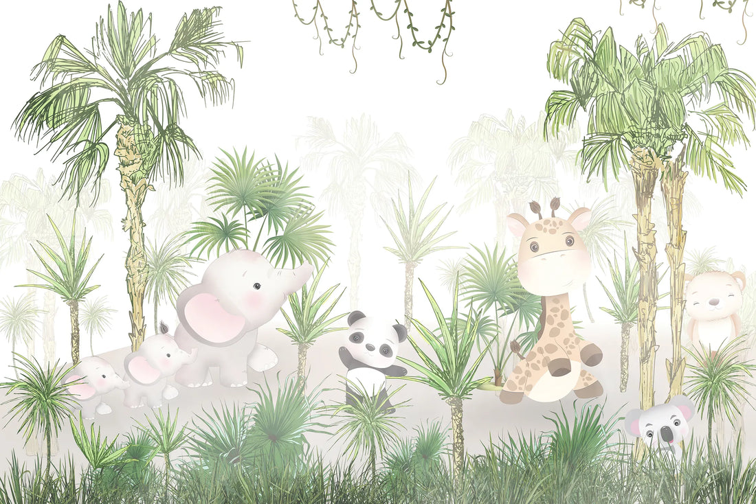 Jungle Jamboree Kids Wallpaper