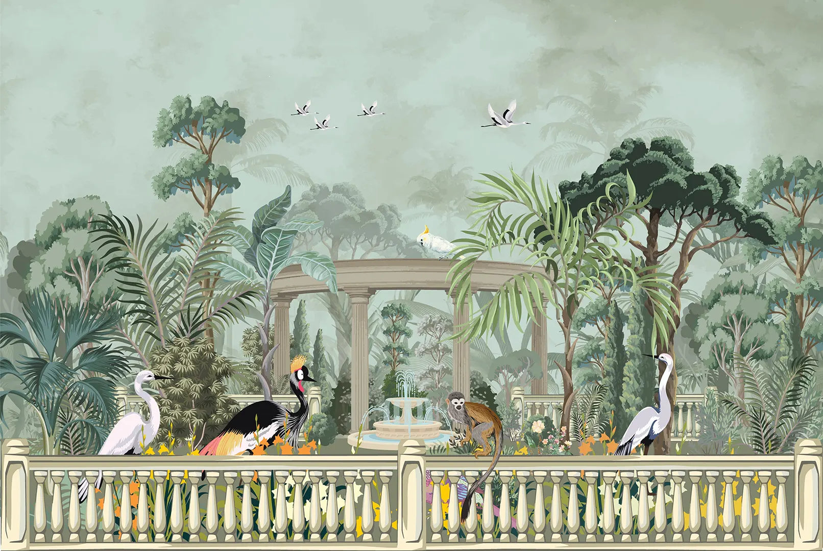 Birds Paradise Kids Wallpaper