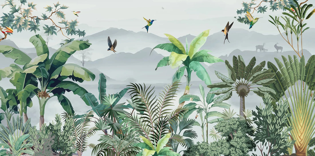 Tropic flowing Leaves - Quirky Looks