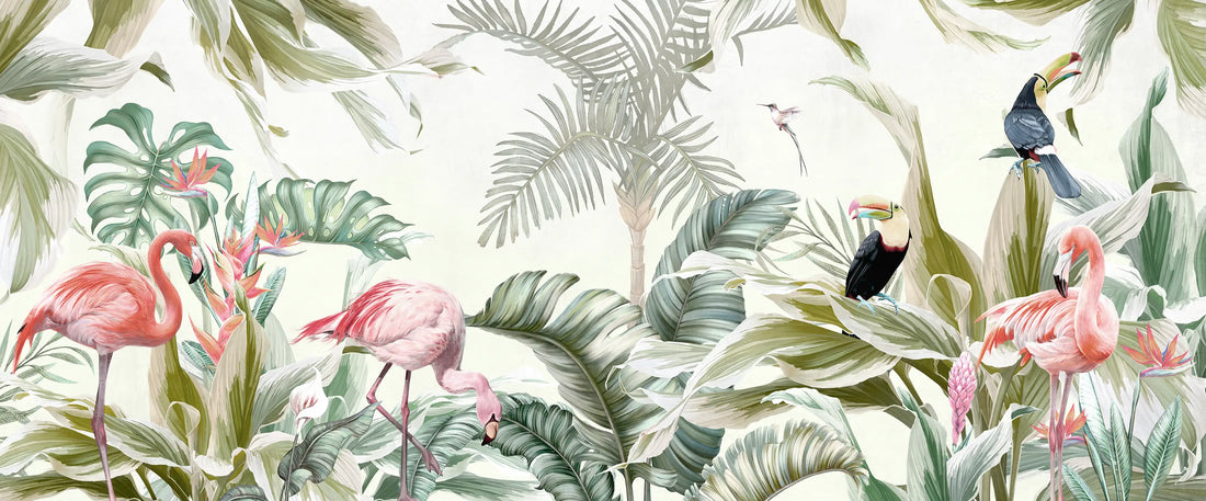 Botanical Flamingo Escape - Quirky Looks