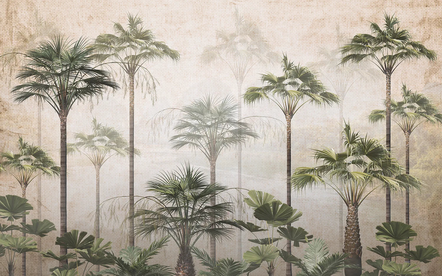 Modern Palm Serenity - Quirky Looks
