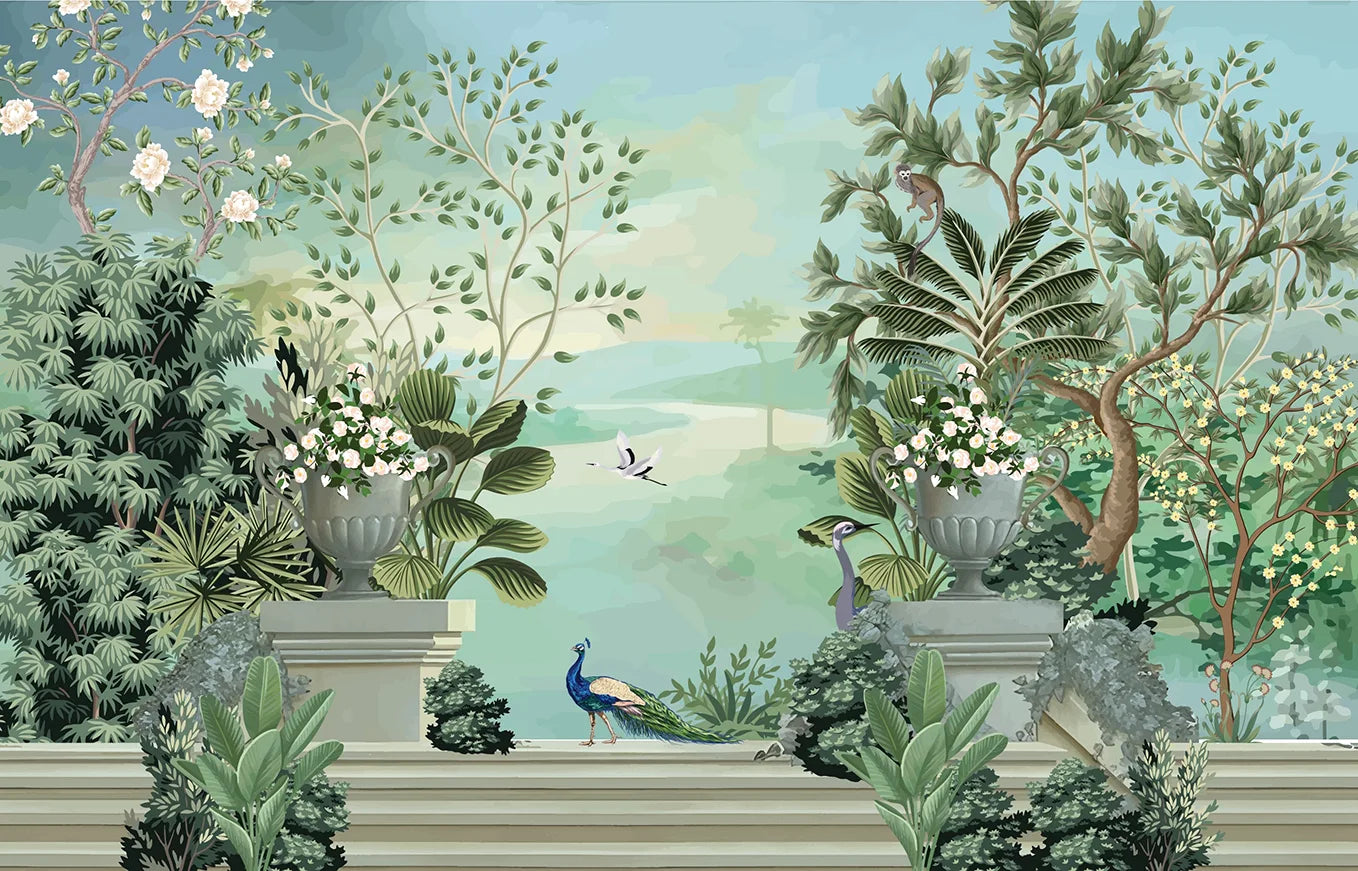 Bold Peacock Paradise - Quirky Looks