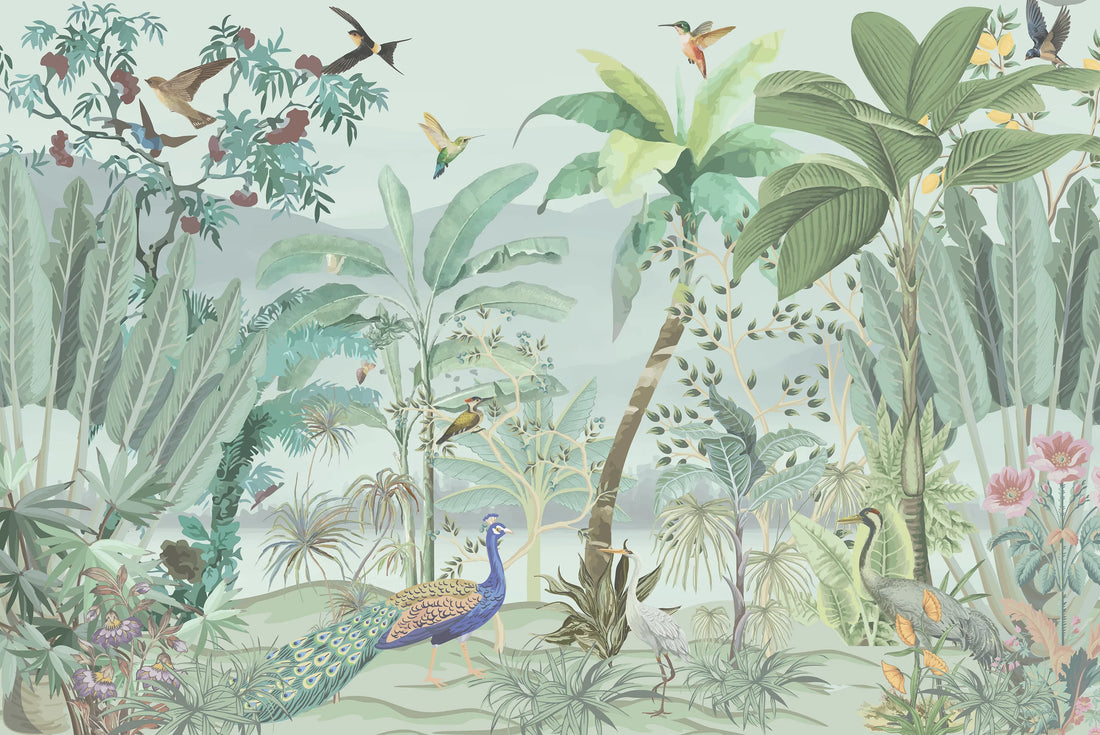 Peacock Paradise Grove - Quirky Looks