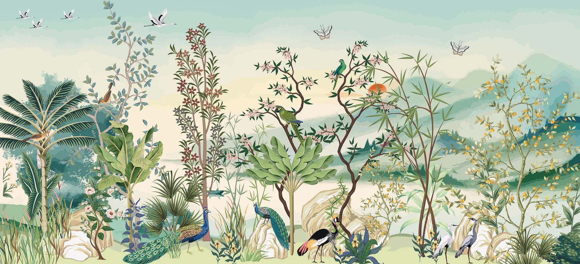 chinoiserie murals - Quirky Looks