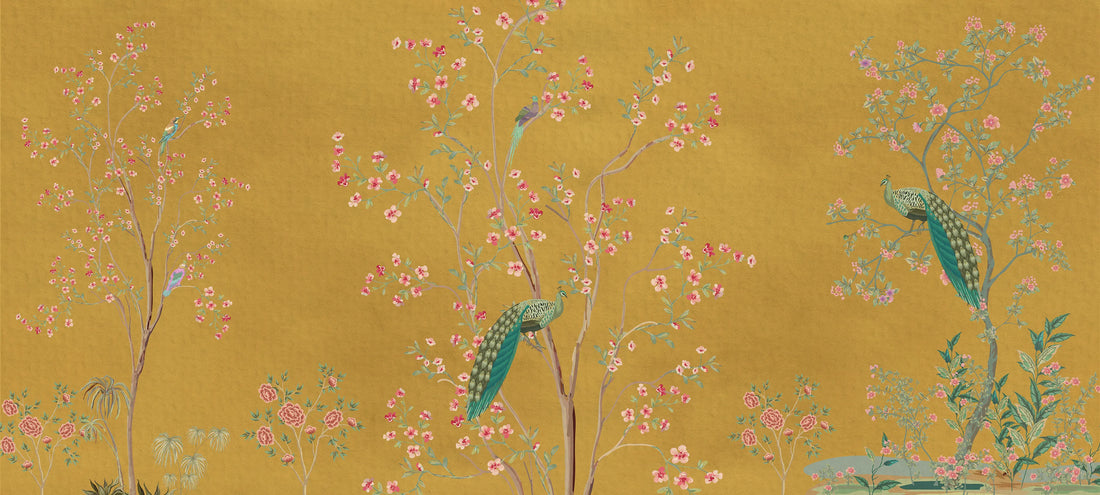 serene floral & Peacocks - Quirky Looks