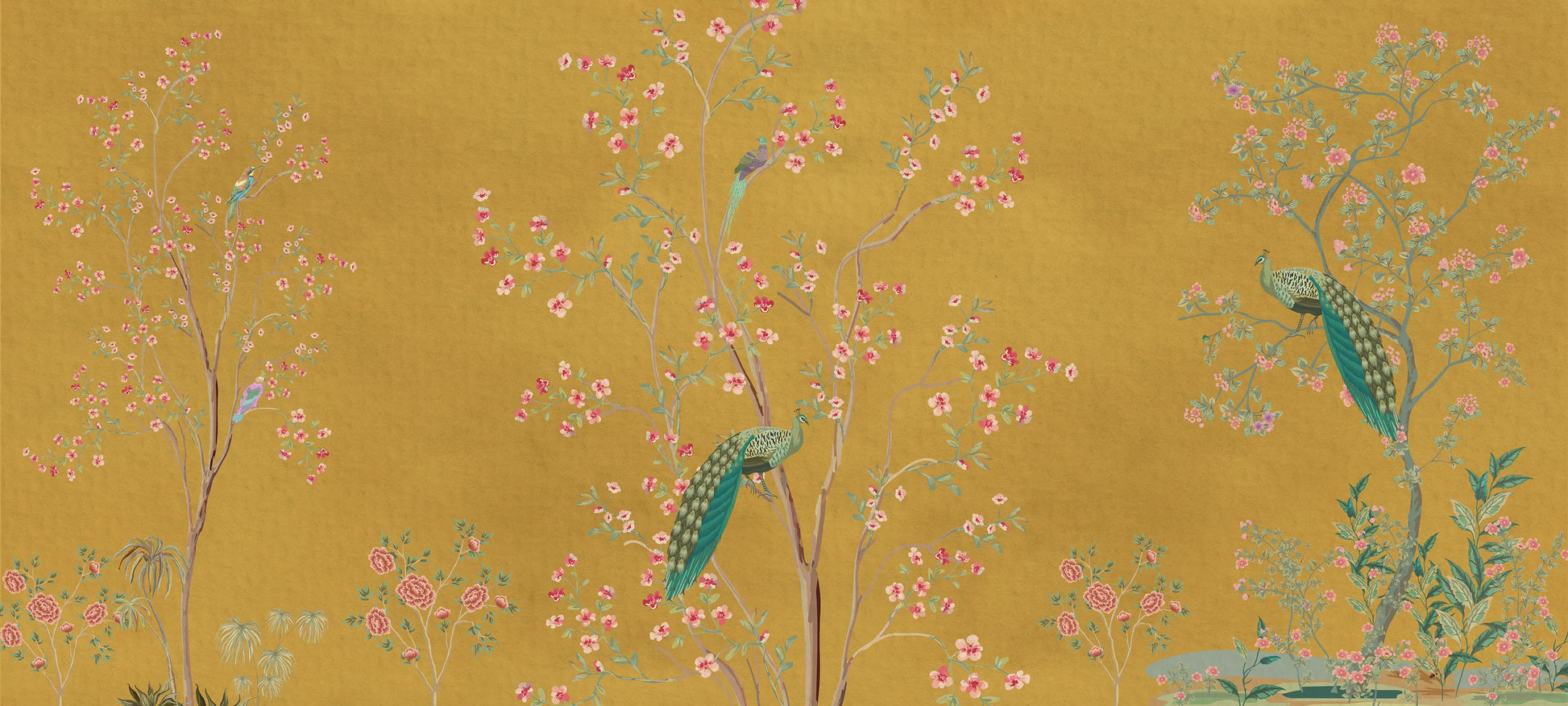serene floral & Peacocks - Quirky Looks