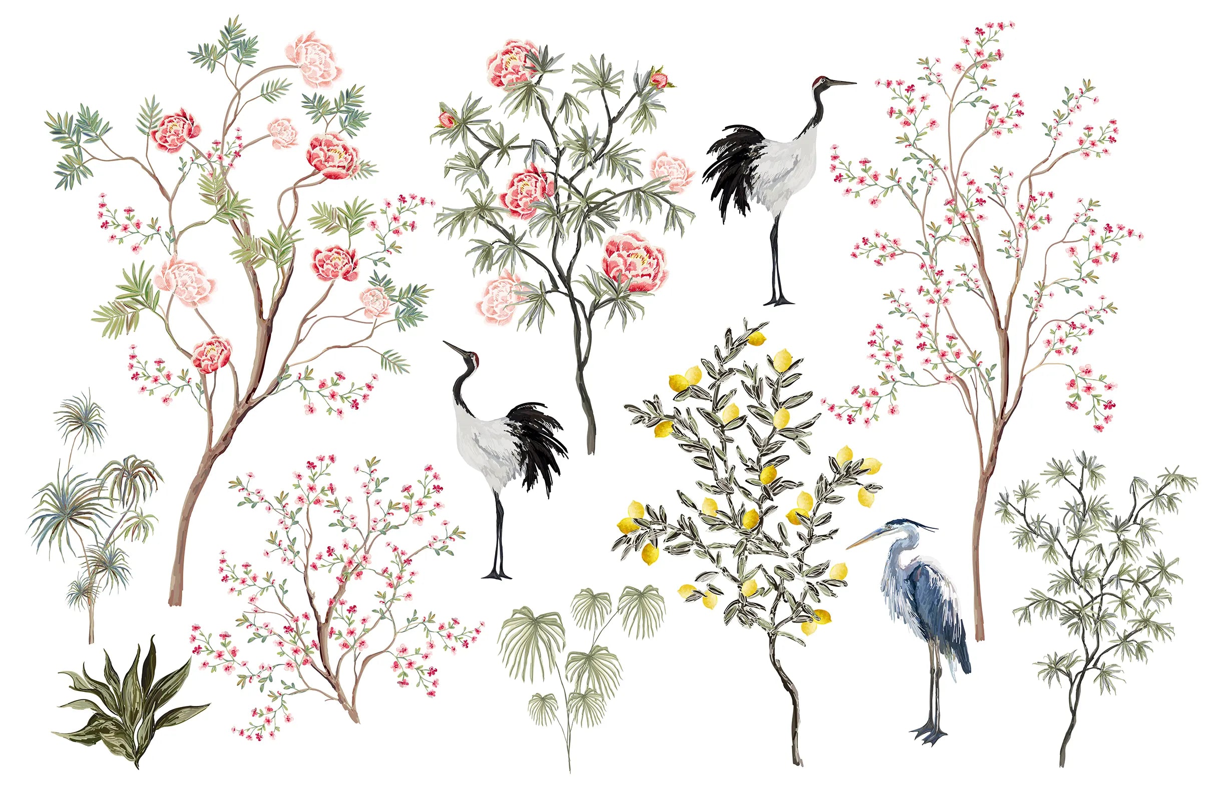 modern garden and birds - Quirky Looks